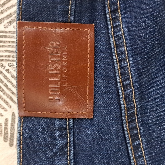 Hollister skinny epic flex mid rise medium rinse light whiskering sz29/30 - Picture 8 of 13